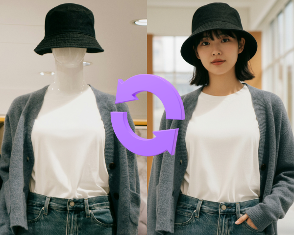 무료 AI 마네킹 변경